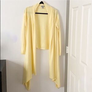 DKNY Open Front Asymmetrical Sweater Shrug